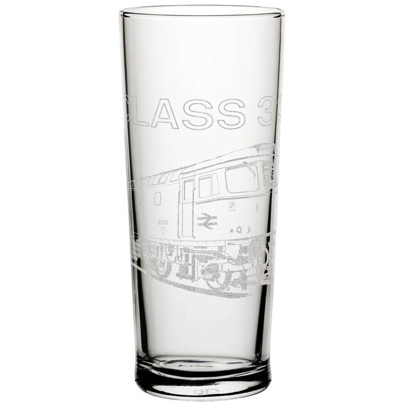 Class 33 Pint glass Class 33 Pint glass