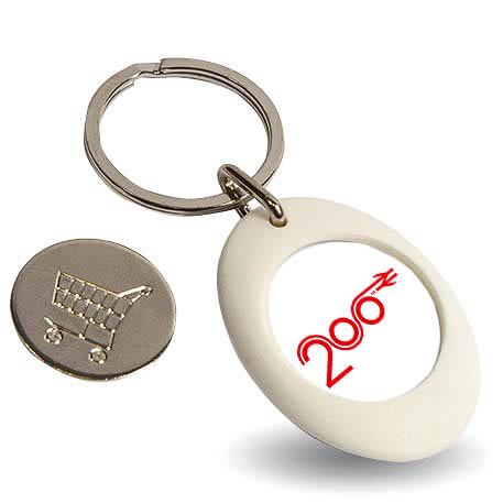 R200 Trolley Coin Keyring White.jpg Rail 200 Trolley Coin Keyring