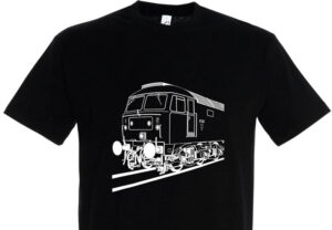 Class 47 3 4 view Black T-Shirt