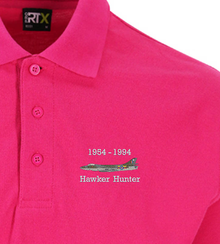 Hunter 8 Sqn Pink Polo Hunter 8 Sqn Pink Polo
