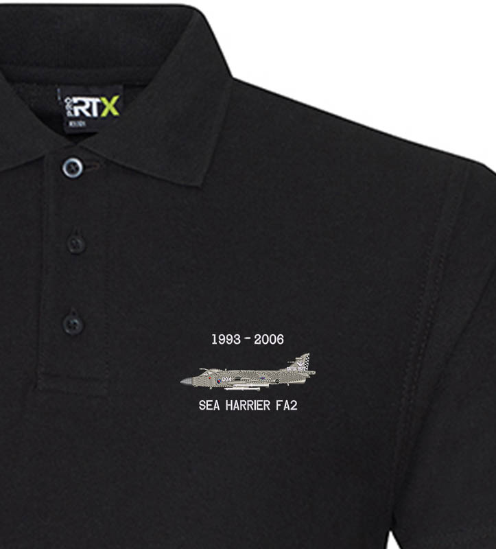 Sea Harrier FA2 Black Polo Sea Harrier FA2 Black Polo