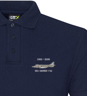 Sea Harrier FA2 Navy Blue Polo Sea Harrier FA2 Navy Blue Polo