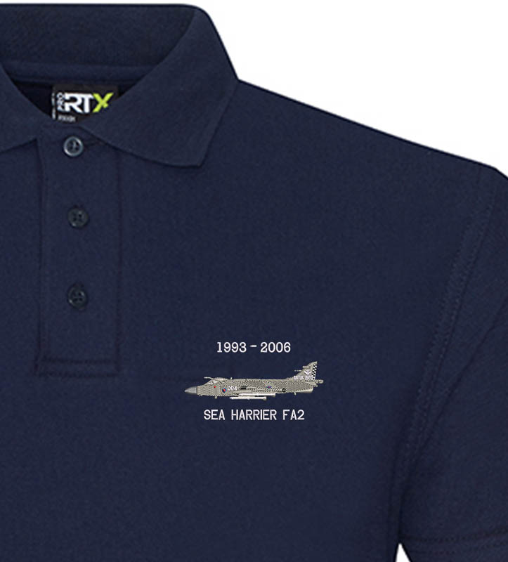 Sea Harrier FA2 Navy Blue Polo