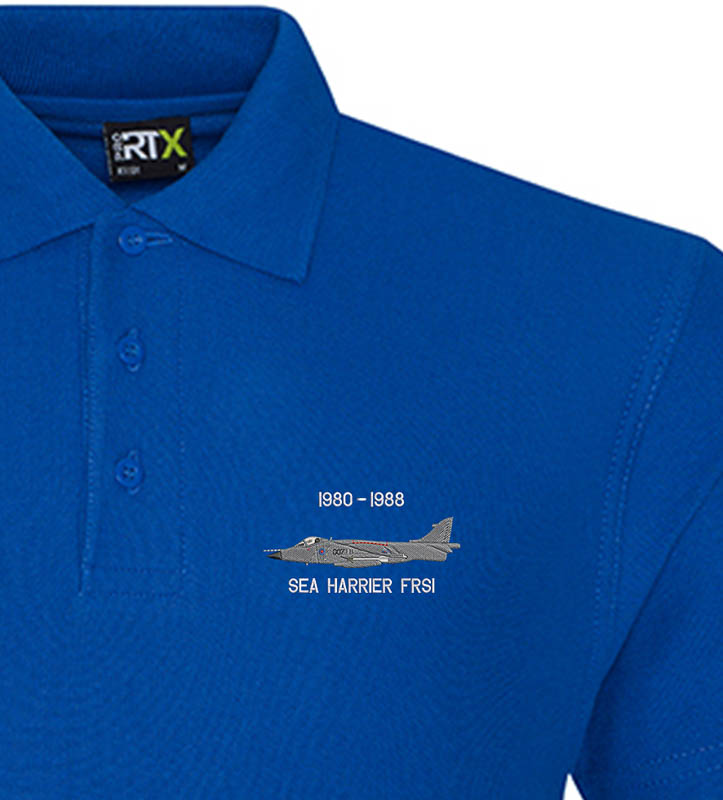 Sea Harrier FRS1 Royal Blue Polo Sea Harrier FRS1 Royal Blue Polo