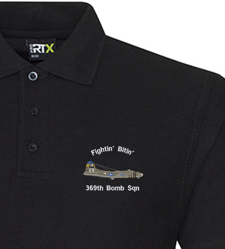 B17F 369 BG Green Black Polo B17F 369 BG Green Black Polo