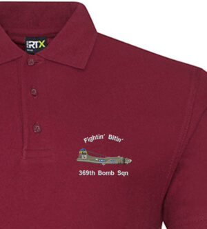 B17F 369 BG Green Burgundy Polo