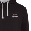 B17G 367BS Bare Metal Black and Heather hoodie B17G 367BS Bare Metal Black and Heather hoodie