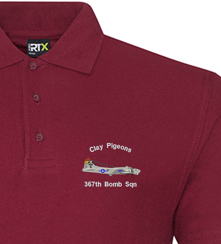 B17G 367BS Bare Metal Burgundy Polo B17G 367BS Bare Metal Burgundy Polo