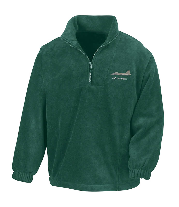 Gripen Forest Green Zip Neck Fleece Gripen Forest Green Zip Neck Fleece