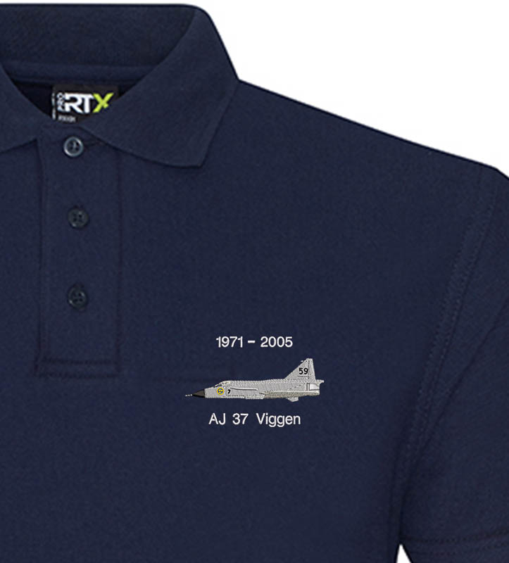 Viggen Navy Blue Polo Viggen Navy Blue Polo
