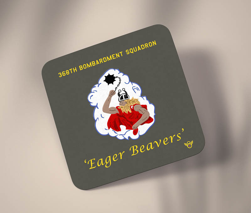 368 BS Cardboard Coaster.jpg 368th Bomb Squad Coaster