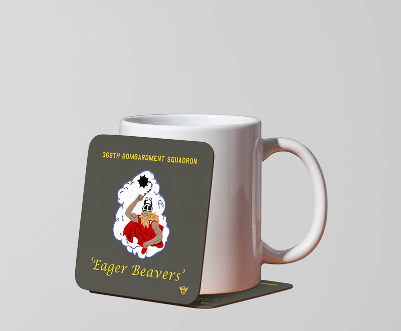 368 BS Mug Coaster.jpg 368th Bomb Squad Coaster