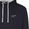 Gripen Navy and heather hoodie