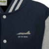 Gripen Oxford Blue and grey Varsity Jacket Gripen Oxford Blue and grey Varsity Jacket