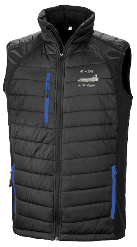 Viggen Black and Royal Blue Body Warmer Viggen Black and Royal Blue Body Warmer
