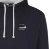 Viggen Navy and heather hoodie