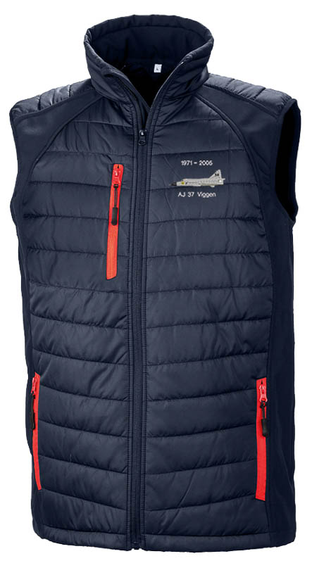 Viggen Navy and Red Body Warmer Viggen Navy and Red Body Warmer