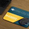 43002 BR Blue Clear mouse mat 43002 BR Blue Clear mouse mat