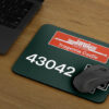 43042 GWR Green Clear with name mouse mat 43042 GWR Green Clear with name mouse mat
