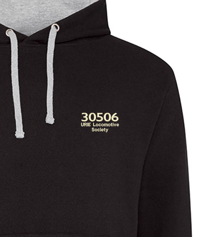 506 BR Black Black and Heather hoodie 506 BR Black Black and Heather hoodie