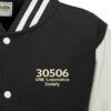 506 BR Black Black and White Varsity Jacket 506 BR Black Black and White Varsity Jacket