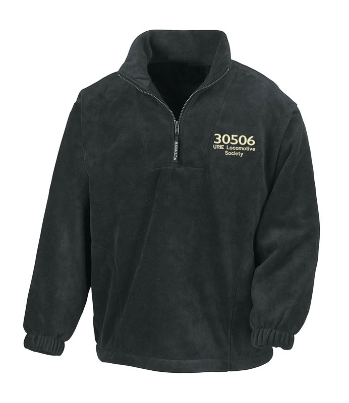 506 BR Black Black Zip Neck Fleece 506 BR Black Black Zip Neck Fleece