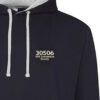 506 BR Black Navy and heather hoodie 506 BR Black Navy and heather hoodie