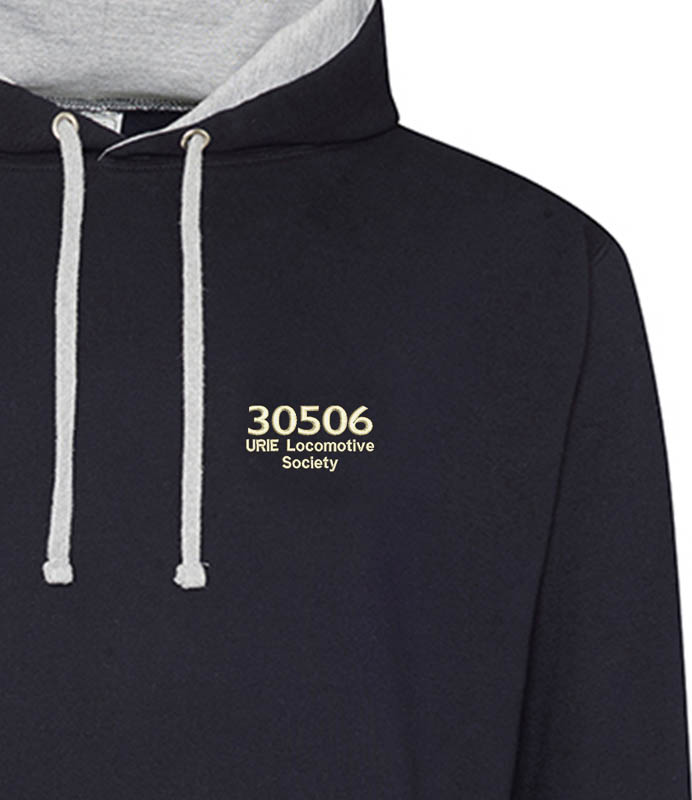 506 BR Black Navy and heather hoodie 506 BR Black Navy and heather hoodie