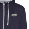 506 BR Black Navy and Heather zipped hoodie 506 BR Black Navy and Heather zipped hoodie