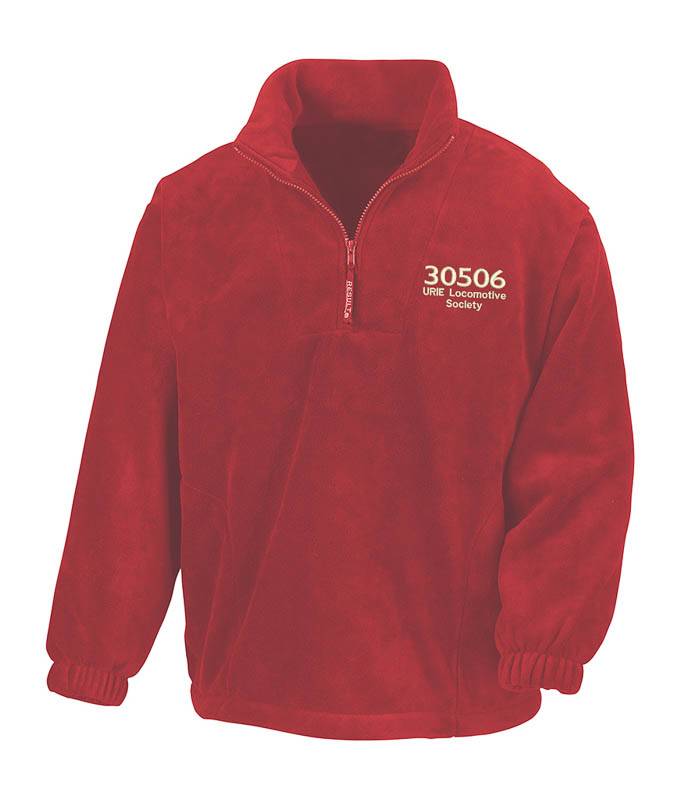 506 BR Black Red Zip Neck Fleece 506 BR Black Red Zip Neck Fleece