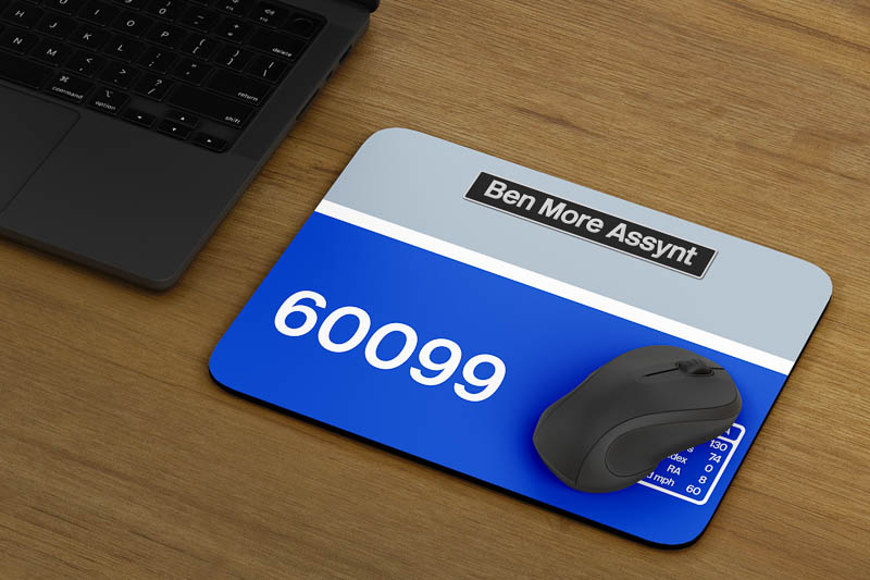 60099 DC Rail with name mouse mat 60099 DC Rail with name mouse mat