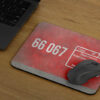 66067 DB Schenker Red weathered mouse mat 66067 DB Schenker Red weathered mouse mat
