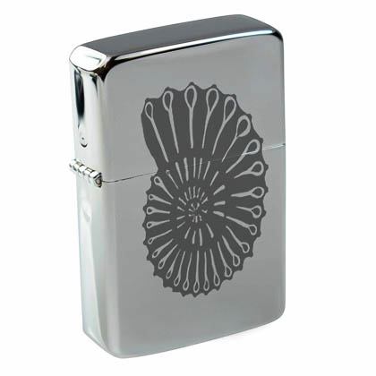 Ammonite NEW v005 Steel Lighter Ammonite NEW v005 Steel Lighter