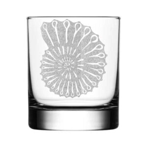 Ammonite NEW v005 whisky glass.jpg Ammonite Laser Etched Whisky Glass