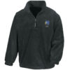 class 25 25058 br blue Black Zip Neck Fleece.jpg Class 25 Zip Neck Fleece