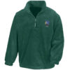 class 25 25317 br blue Forest Green Zip Neck Fleece.jpg Class 25 Zip Neck Fleece