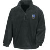 class 25-3 blue with ploughs Black Zip Neck Fleece.jpg Class 25 Zip Neck Fleece