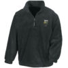 class 25 D7618 br green Black Zip Neck Fleece.jpg Class 25 Zip Neck Fleece