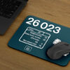 Class 26 26023 BR Blue Data Panel with Depot Badge mouse mat Class 26 26023 BR Blue Data Panel with Depot Badge mouse mat