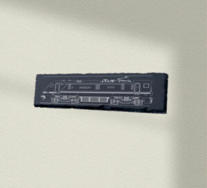 Class 91 side Intercity livery 30x12 Slate