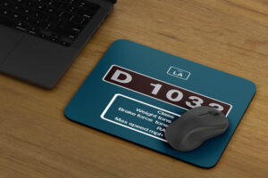 Mouse Mat D1033 BR Blue Mouse Mat D1033 BR Blue