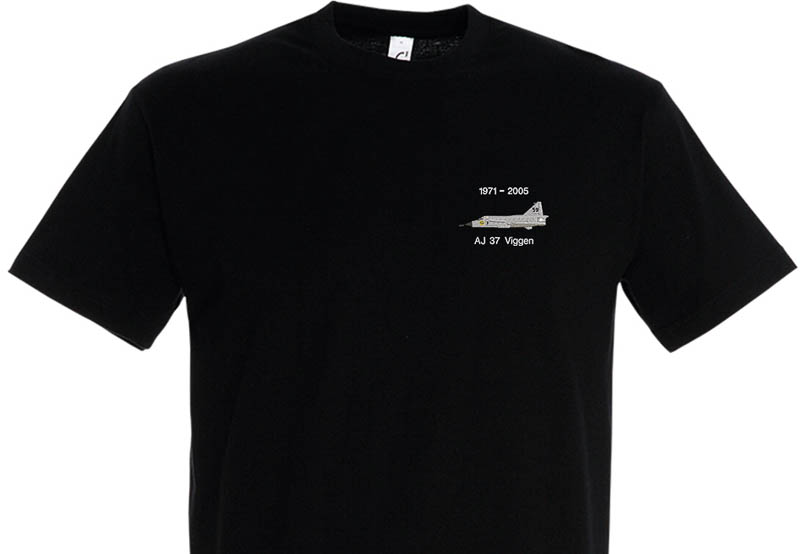 Viggen Black T-Shirt