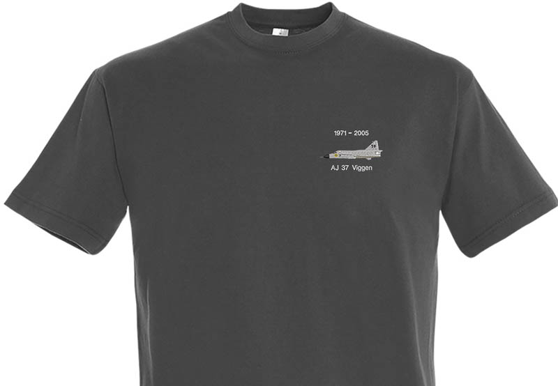 Viggen Dark Grey T-Shirt Viggen Dark Grey T-Shirt