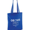 08745 Br Blue Tote Bag.jpg Loco Data Panel Tote Bag