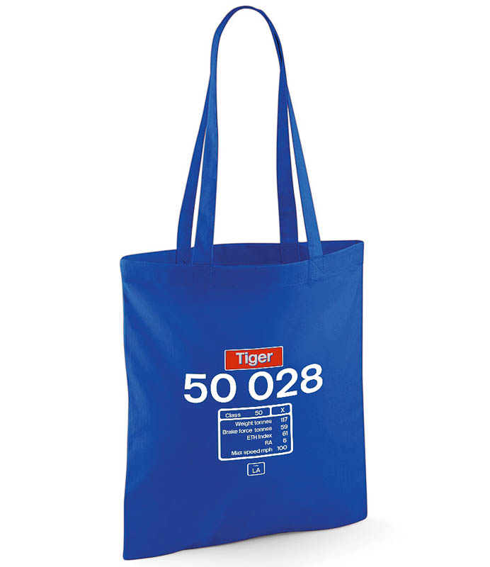 50028 BR Blue with name Tote Bag.jpg Loco Data Panel Tote Bag