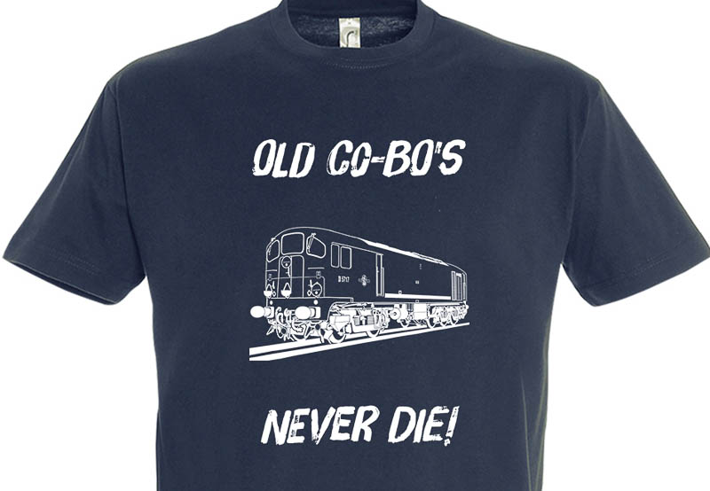 Old Co-Bos Never die Navy Blue T-Shirt Old Co-Bos Never die Navy Blue T-Shirt