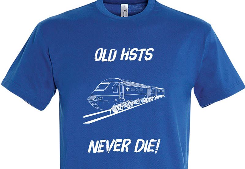 Old HSTs Never die plain Royal Blue T-Shirt Old HSTs Never die plain Royal Blue T-Shirt