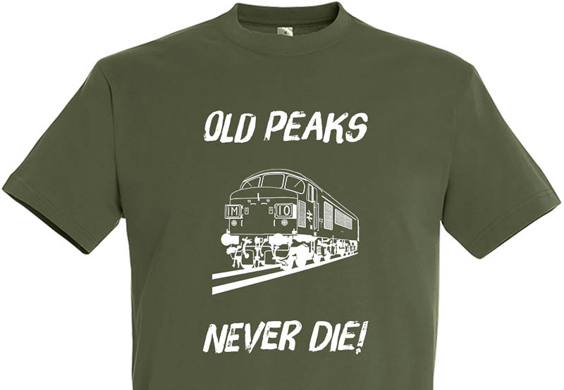 Old Peaks Never die v3 Plain Army Green T-Shirt Old Peaks Never die v3 Plain Army Green T-Shirt
