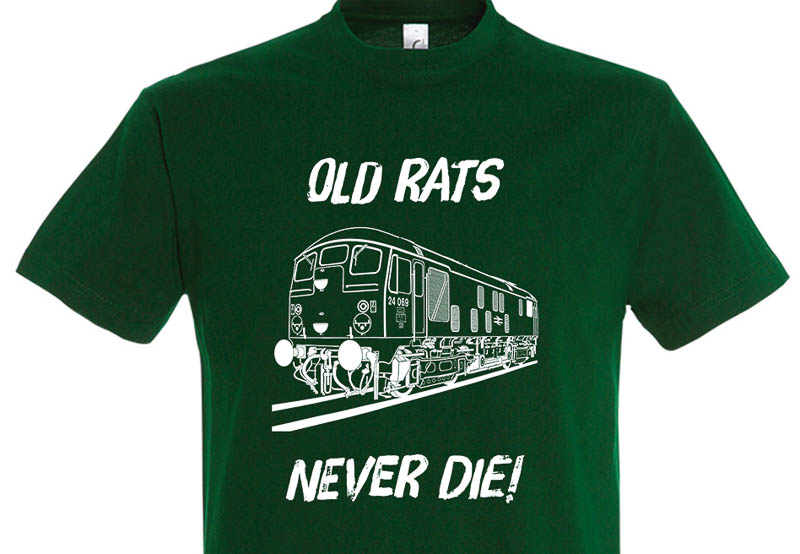 Old Rats Never die Plain Bottle Green T-Shirt Old Rats Never die Plain Bottle Green T-Shirt