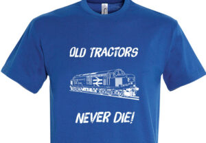 Old Tractors Never die v2 Plain Royal Blue T-Shirt Old Tractors Never die v2 Plain Royal Blue T-Shirt